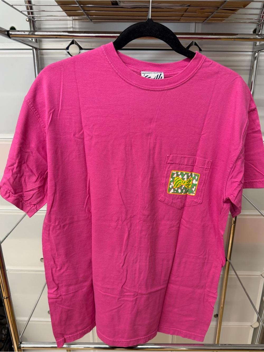 Fraternity Collection Magenta Pocket Tee